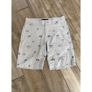 Travis Mathew Shorts Mens 30in Palm Tree Beer Parrot Tropical Print Golf